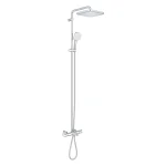 Душова система з термостатом Grohe Tempesta Cube 250, хром (26691001) - Фото 2