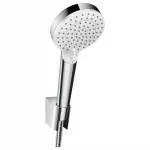 Душевой набор Hansgrohe Crometta Vario EcoSmart 9 л/мин, белый/хром (26694400) - Фото 1