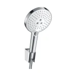 Душевой набор Hansgrohe Raindance Select S 120 3jet, хром/белый (26721400) - Фото 1