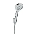 Душевой набор Hansgrohe MyClub EcoSmart 7 л/мин 100 1Jet Porter 1,5 м, хром (26768400) - Фото 1