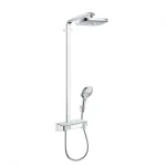 Душевая система Hansgrohe Raindance Select E Showerpipe 300 2jet, хром (27126000) - Фото 1