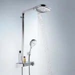 Душевая система Hansgrohe Raindance Select E Showerpipe 300 3jet, белый/хром (27127400) - Фото 3