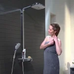 Душевая система Hansgrohe Raindance Select E Showerpipe 300 3jet, белый/хром (27127400) - Фото 4