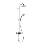 Душевая панель Hansgrohe Croma 160 1jet Showerpipe со смесителем, хром (27154000) - Фото 1