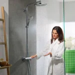 Душевая система Hansgrohe Showerpipe Crometta S240 1jet с термостатом, хром (27267000) - Фото 2