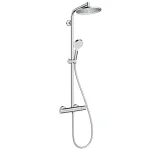Душевая система Hansgrohe Showerpipe Crometta S240 1jet с термостатом, хром (27267000) - Фото 1