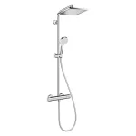 Душевая система Hansgrohe Showerpipe Crometta E240 1jet с термостатом, хром (27271000) - Фото 1