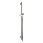 Душевая штанга Hansgrohe Unica S Pura 90 см со шлангом 160 см, Brushed Nickel (28631820) - Фото 1