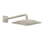 Верхній душ Axor Citterio C 270х270 1jet P із настінним кронштейном, Brushed Nickel (28790820) - Фото 1