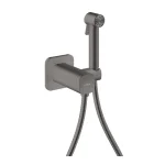 Комплект гігієнічного душу Axor E на змішану воду, Brushed Black Chrome (29243340) - Фото 1