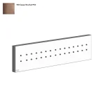 Боковая форсунка Gessi Rettangolo, Copper Bruched PVD (32975708) - Фото 1