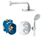 Комплект для душа Grohe Grohtherm 1000 с Tempesta 210 (34614001) - Фото 1