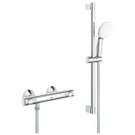 Душова система з термостатом Grohe Grohtherm 500 THM shower exp + show.set 600, хром (34796001) - Фото 1