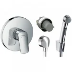 Гигиенический душ Hansgrohe Logis с душевой лейкой, хром (3B111219) - Фото 1