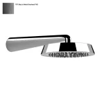 Верхний душ Gessi Cono, настенный, Black Metal Bruched PVD (45151707) - Фото 1