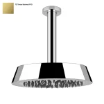Верхній душ Gessi Cono, стельовий, Bruched Brass PVD (45152727) - Фото 1