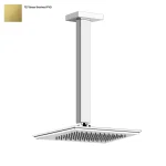 Верхний душ Gessi Eleganza, потолочный, длина под заказ, Bruched Brass PVD (46150727) - Фото 1