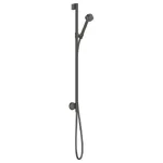 Душевой набор AXOR One 75 1jet EcoSmart с настенным подключением, Brushed Black Chrome (48791340) - Фото 1
