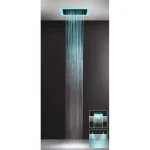 Встроенная в потолок душевая система Gessi AFILO 500x500 мм, Matte White (57509-279) - Фото 2