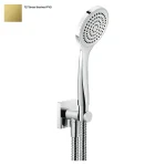 Комплект для душа Gessi Rilievo, Bruched Brass PVD (59123727) - Фото 1