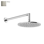 Верхній душ із кронштейном Gessi 250 мм, Finox Brushed Nickel (63348-149) - Фото 1