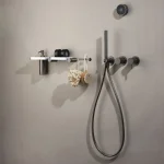 Ручной душ Ritmonio со шлангом 1500mm, Black Stainless Steel (72J015IBX) - Фото 2