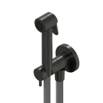 Гігієнічний душ Ritmonio для унітазу, зі шлангом 800 мм, Brushed Black Chrome (72J026BLX) - Фото 1