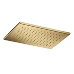 Верхний душ Almar Emotion прямоугольный 260х390, с кронштейном, PVD Brushed High Brass (E044082.HB) - Фото 1
