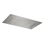 Верхній душ Almar Rectangular Temptation XXL, 2 режими, 70х38, вбудований, Brushed Stainless Steel (E044110.BS) - Фото 1