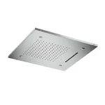 Верхній душ Almar Square Chromotherapy Temotion, 3 режими, вбудований, Brushed Stainless Steel (E044139.BS) - Фото 1