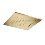 Верхний душ Almar Square Chromotherapy Temotion, 3 режима, встраиваемый, PVD Brushed High Brass (E044139.HB) - Фото 1