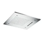 Верхній душ Almar Square Chromotherapy Temotion, 3 режими, вбудований, Mirror Stainless Steel (E044139.MS) - Фото 1