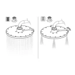 Верхній душ Bossini Tetis Nebulizair / 2, 220 мм, хром (H19625G00030009) - Фото 4