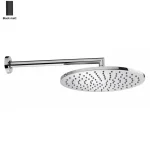 Верхний душ BOSSINI Cosmo D280 мм с держателем, черный матовый (H70596I00073009) - Фото 1