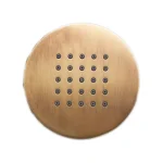 Боковой душ Bossini Tondo flat 100 мм, античная бронза (I00175000022003) - Фото 1