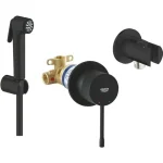 Гігієнічний душ Grohe Essence, чорний матовий (UA111197243) - Фото 1