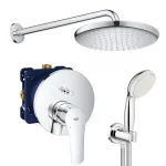 Душова система Grohe Eurosmart New Tempesta 250, хром (UA26416SC3) - Фото 1