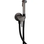 Гигиенический душ со смесителем Paffoni Tweet Round Mix, Mercury Grey (ZDUP110MG) - Фото 1