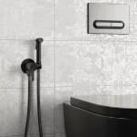 Гигиенический душ Paffoni Tweet Round, Brushed Black Chrome (ZDUP110NKNSP) - Фото 3