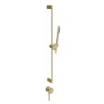 Штанга з ручним душем Gessi Origini, Bruched Brass PVD (66142727) - Фото 1