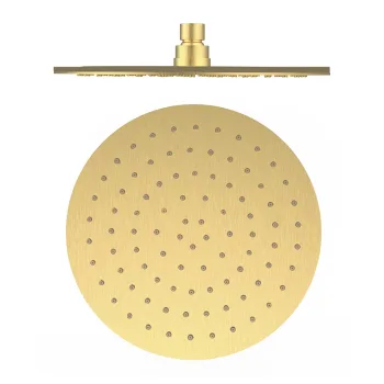 Верхний душ GRB Hydro d250 мм, Brashed Gold (00080057) - Фото №1