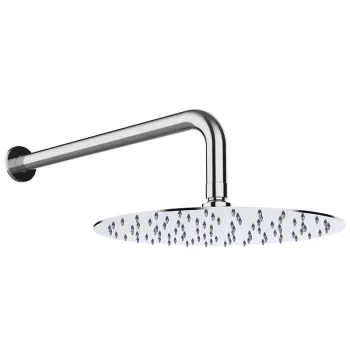 Верхній душ із кронштейном GRB Hydro INOX, хром (05028301) - Фото №1