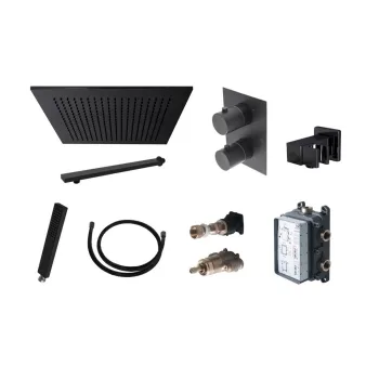 Душовий комплект Noken PACK SHOWER URBAN BLACK THERMOSTATIC… - Фото №1