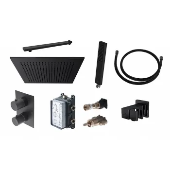 Комплект для душа Noken KITS BLACK SQUARE SHOWER с… - Фото №1