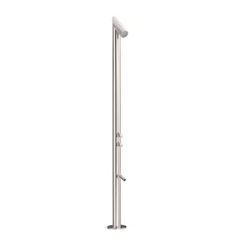Уличная душевая колонна Tres GARDEN / POOL 90х2300 мм, нержавеющая сталь (13499501)