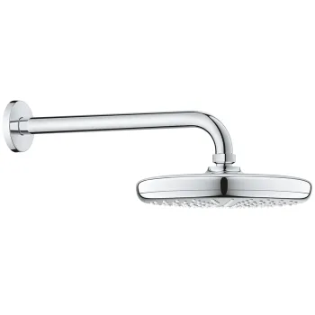 Верхній душ Grohe New Tempesta 210 з душовим кронштейном, хром