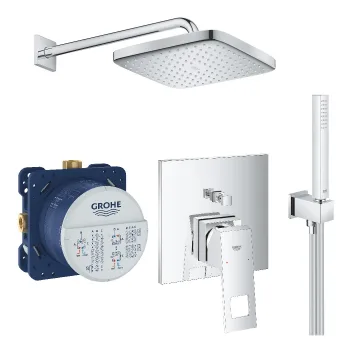 Комплект для душа Grohe Eurocube с Tempesta Cube 250,… - Фото №1