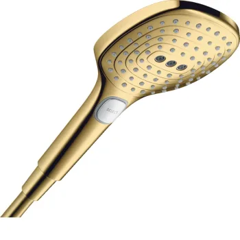 Ручной душ Hansgrohe Raindance Select E 120 3jet, polished gold optic (26520990)