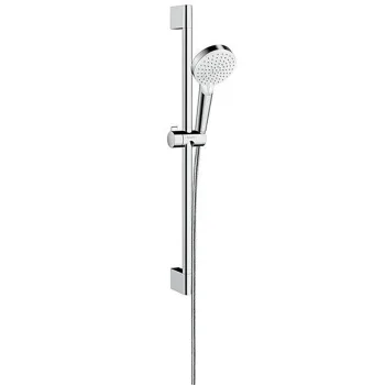 Душевой набор Hansgrohe Crometta Vario 65 EcoSmart 9л/мин, белый/хром (26534400)
