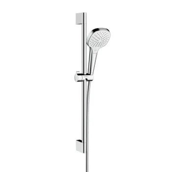 Душевой набор Hansgrohe Croma Select E 1jet, белый/хром… - Фото №1